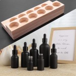 11-hole wooden essential oil tray, suitable for 5-15 ml bottles of essential oils